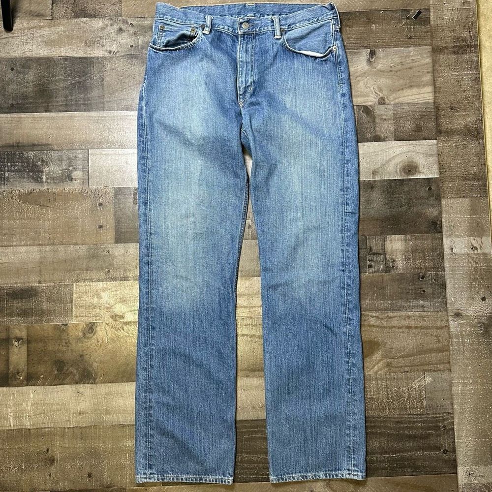 Vintage Polo Ralph Lauren Men’s Size 34 X 34 Jeans Blue Denim Straight Leg